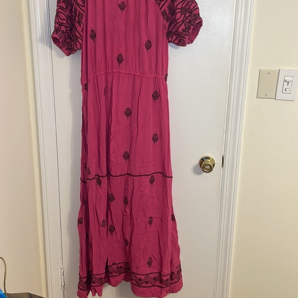 Free People Riley Embroidered Maxi Dress Size Small. New without tags - Picture 9 of 11